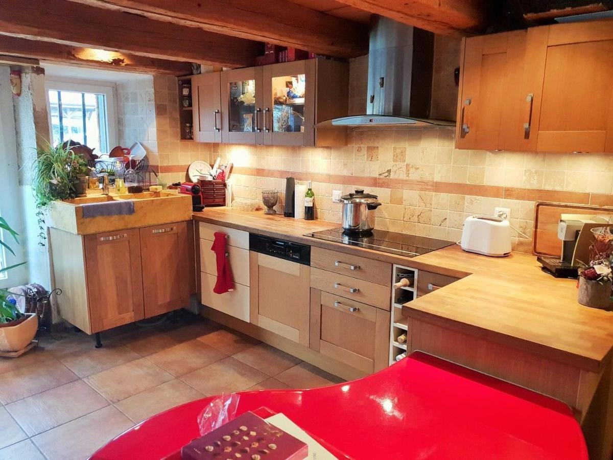 Au Petit Bonheur Bed and Breakfast Courgenay Esterno foto